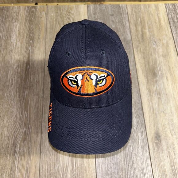 Auburn Tigers Hat Cap Blue Russell Athletic Tiger Eye War Eagle Strapback - Picture 2 of 8